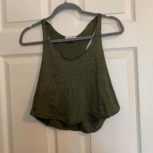 Forever 21 – Dark Green Cropped Tank Top – Size S